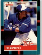 1988 Donruss The Rookies Pat Borders #12 Toronto Blue Jays