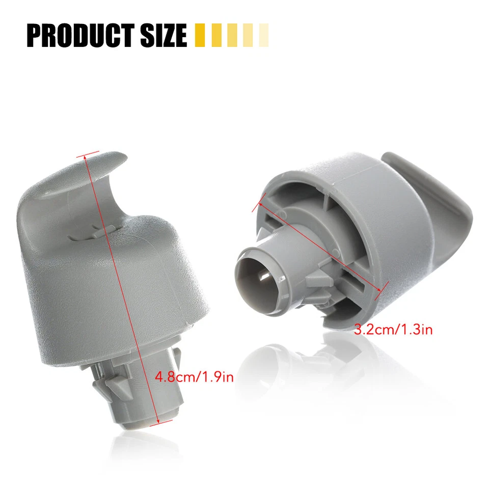 Para Nissan Murano Rogue Pathfinder Armada Titan clipes de retenção para viseira solar EUA EOA - Imagem 3 de 4