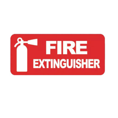 Fire Extinguisher Sticker