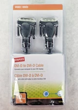 DVI-D to DVI-D Male Cable Dual Link 10 Ft.