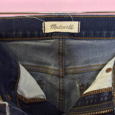 Madewell High Rise Skinny Cigarette Dark Preppy Jeans Size 26