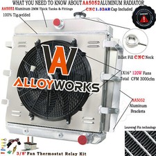 2 Row Radiator Shroud Fan For 55-1959 Chevy Truck 3100 3200 Gmc 100 150 Pickup 2 Row Radiator Shroud Fan For 55-1959 Chevy Truck 3100 3200 Gmc 100 150 Pickup
