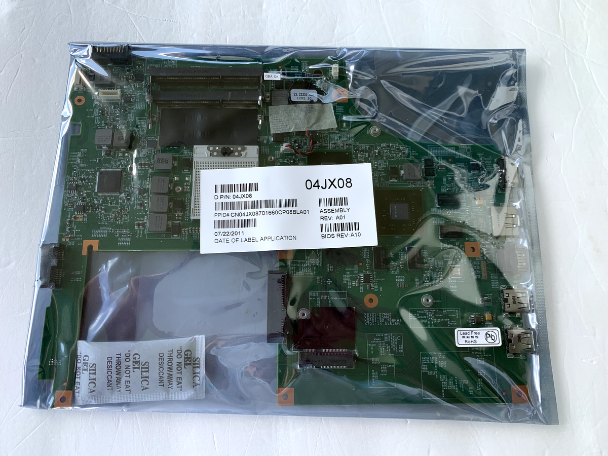 New - 4JX08 Dell OEM Vostro 3700 Motherboard Board with Nvidia