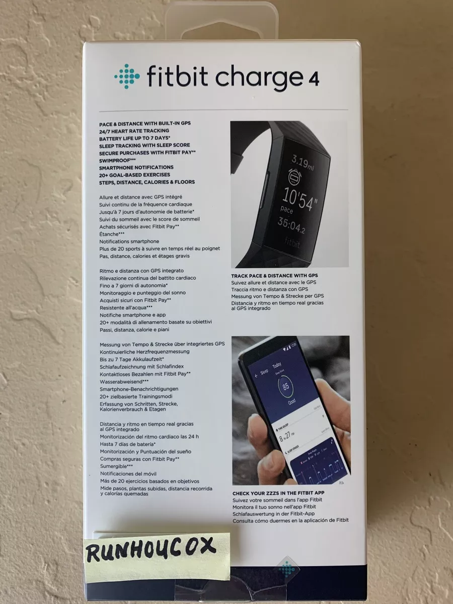 Fitbit Charge 4 Purple Small Large Bands Included NEW IN BOX