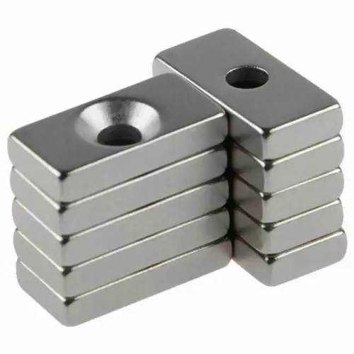 Magnete Neodym Magnete Extra Stark Magneten Schraubbar Flach Magnete Mit Loch - Bild 8 von 9