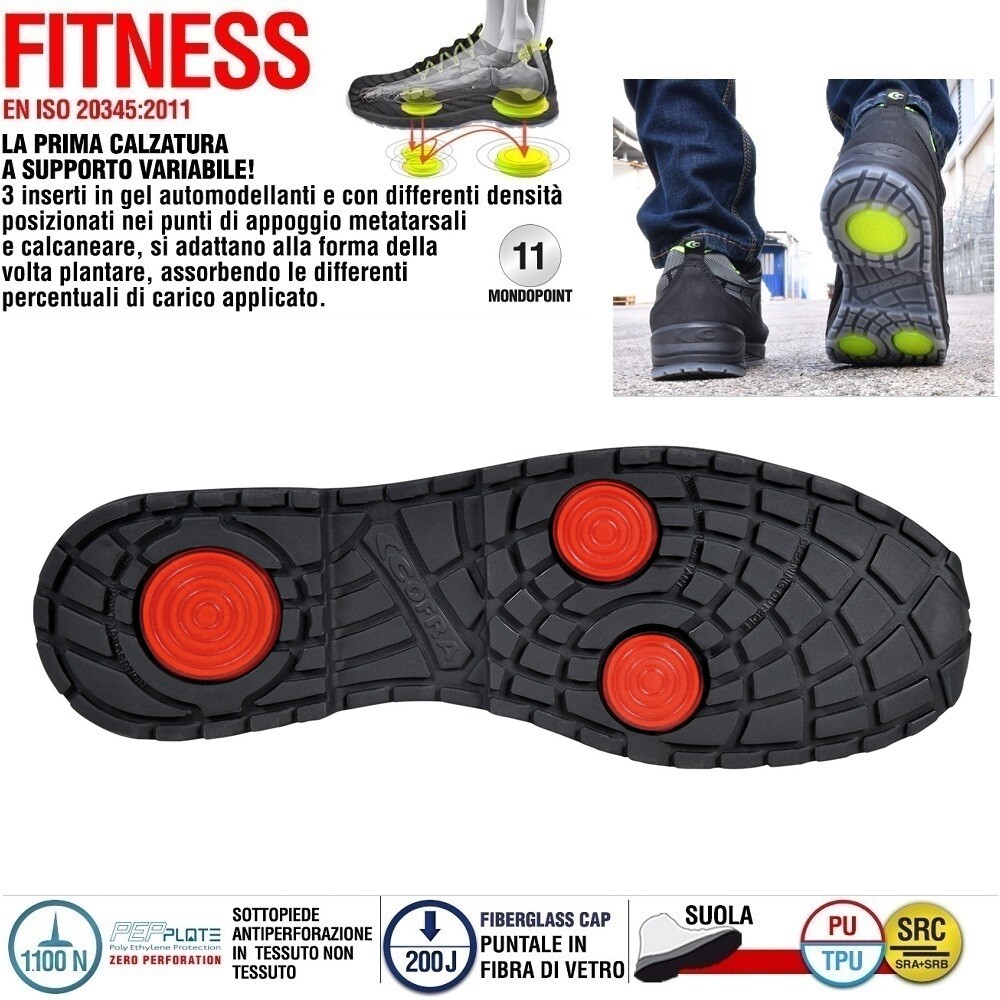 Scarponcini Uomo Cofra HERTZ S3 SRC Scarpe