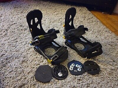 Rome SDS Snowboard Bindings S90 Size Lg/XL used As-Is Check Rome SDS Snowboard Bindings S90 Size Lg/XL used As-Is Check