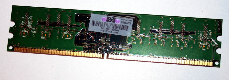 Kit Kingston 2 Go DDR2 RAM (2x1 Go) PC2-5300U – KVR667D2N5K2/2G