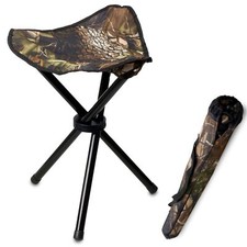 Prachtfisch Dreibein Klapphocker Angelhocker Campinghocker faltbar mit Tasche