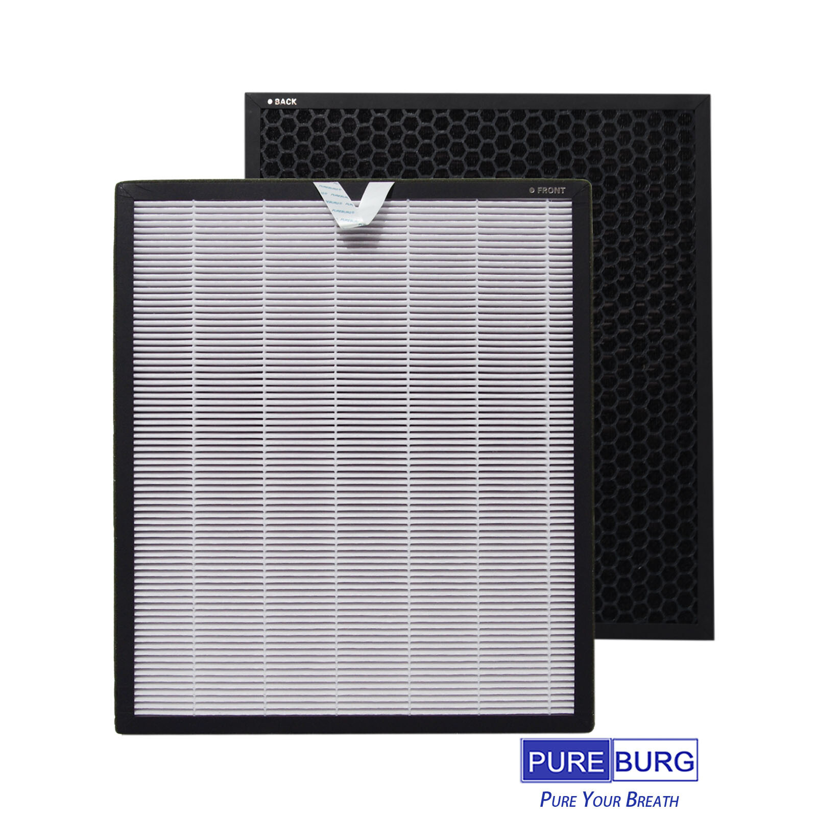 PUREBURG True HEPA Filters Compatible with LEVOIT Vital 100S Air Purifier