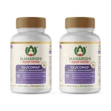 2 packs X Maharishi Ayurveda Glucomap 60 Tabs FREE SHIPPING
