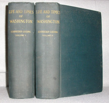 Antique US History Book American Revolution War Life & Times of Washington 1903