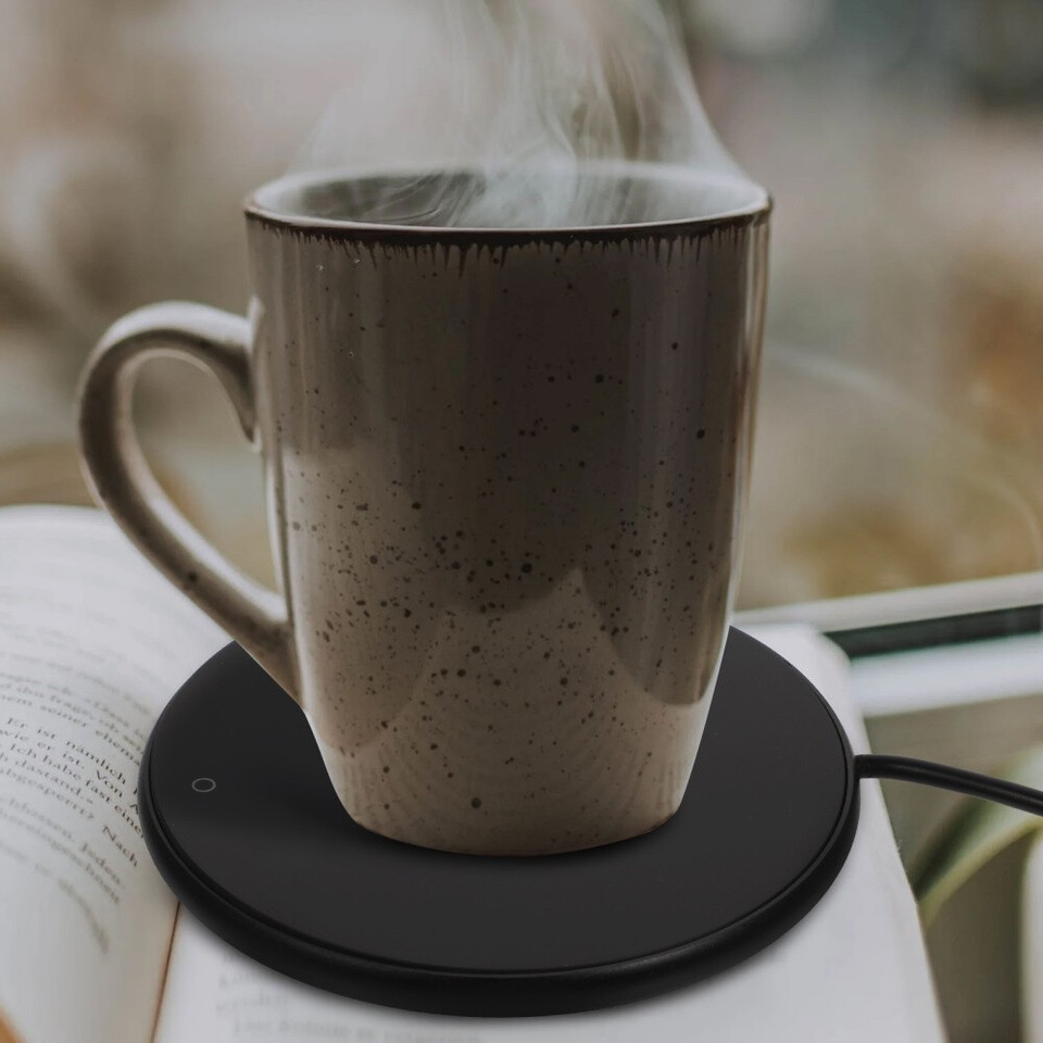 5 PCS USB Thermostat Coaster Aluminum Alloy Cup Heater Mug Warmer eBay