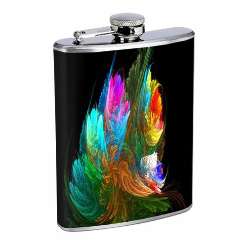 Bouquet Frattale Em1 Fiaschetta 8oz Acciaio Inox Anca Bere Whisky - Foto 1 di 2