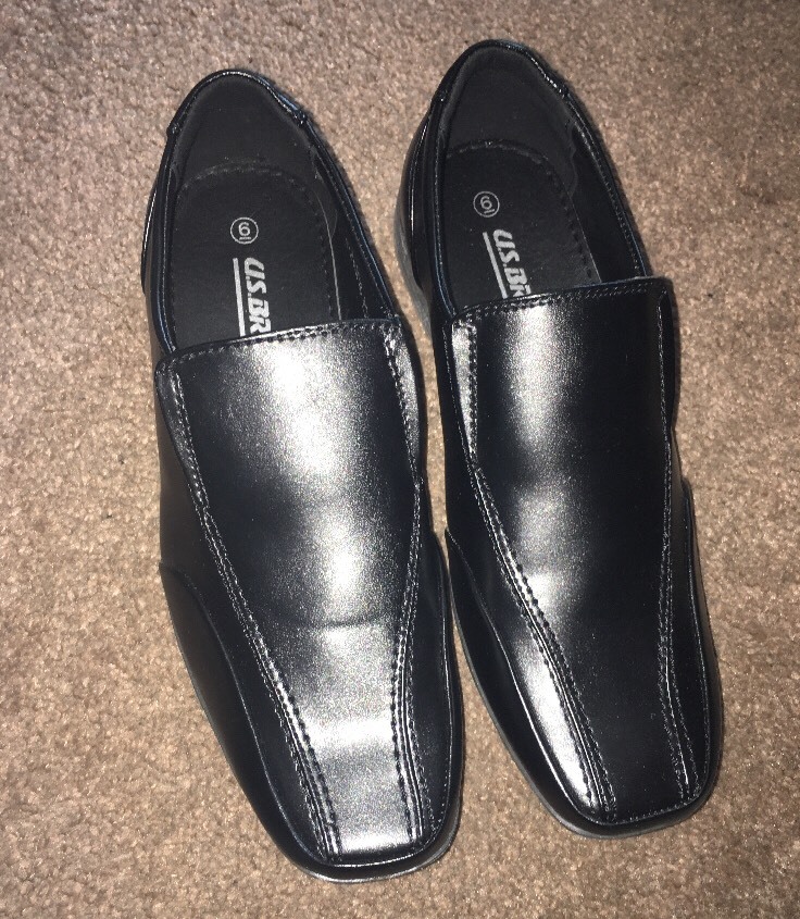 Brand New Mens Diechmann Black Shoes size UK