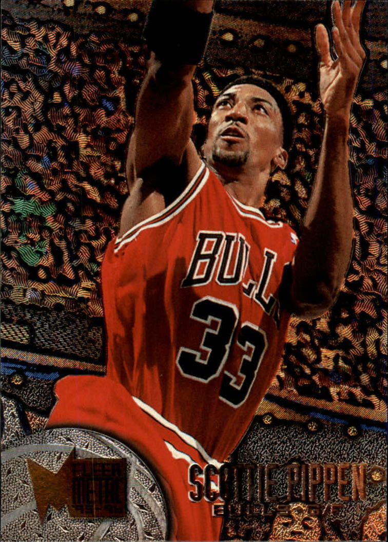 SCOTTIE PIPPEN ~ 1995-96 Fleer Metal Basketball NBA Trading Card