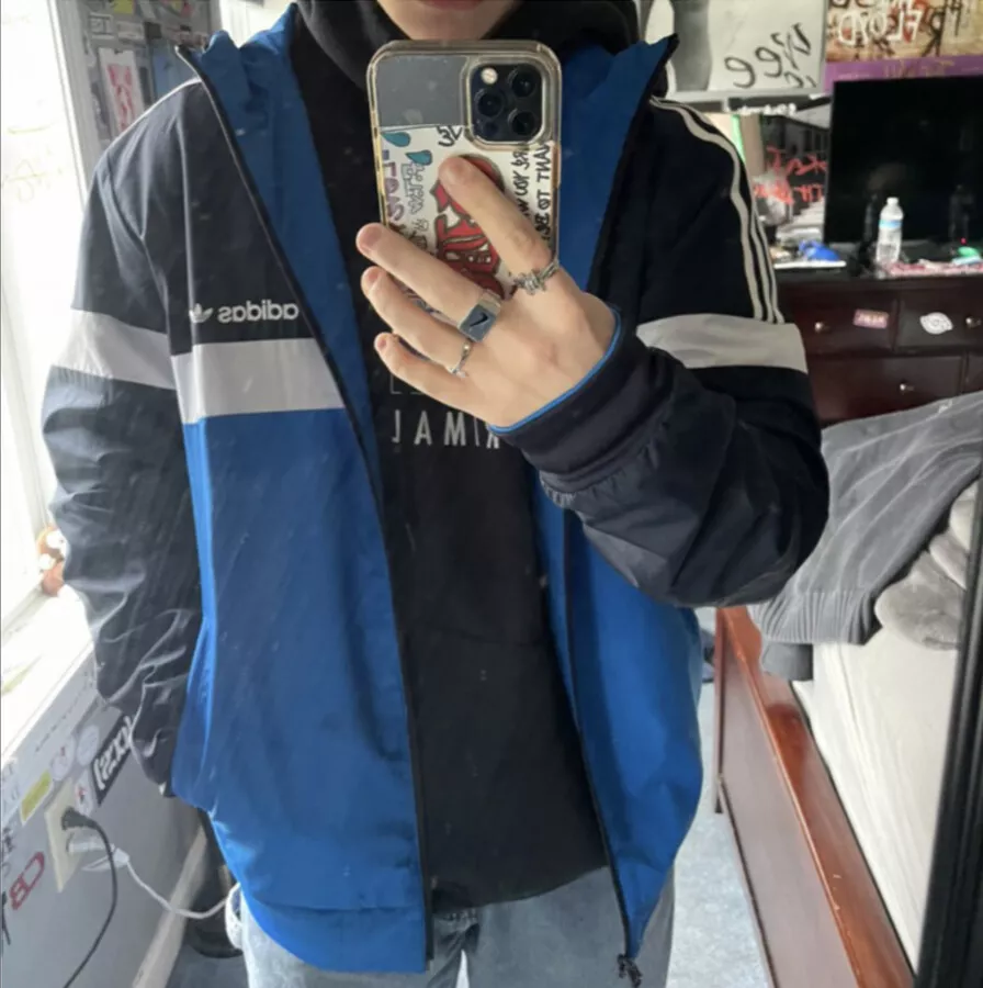 Adidas itasca reversible jacket outlet