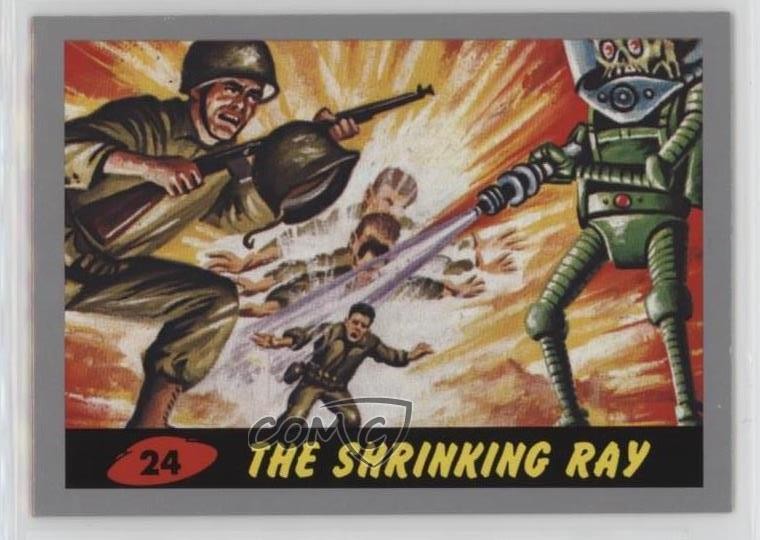 2012 Topps Heritage Mars Attacks! Silver The Shrinking Ray #24 2k3