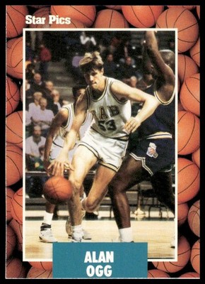 Alan Ogg Rookie RC 1990 Star Pics #49 UAB Blazers / Miami Heat