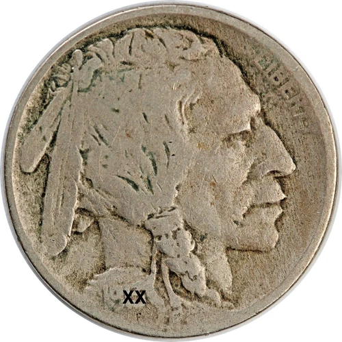 1 Buffalo Nickel - Indian Head Coin - 1913-1938 - US Mint - 5 Cents [Circulated]
