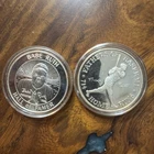 Babe Ruth 1 oz .999 Silver Round Lot Of 2 Coins