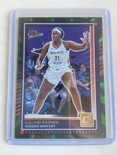 2025 Panini Donruss WNBA - Kalani Brown #84 Green Laser, READ AD ABOUT CARDS!!!!