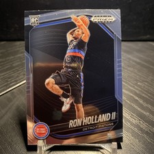 2024-25 Panini Prizm Black DEBUT RC Base 🏀 Ron Holland II