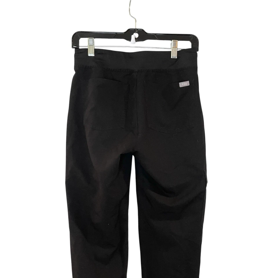 FIGS Pants Womens XXS 2XS Black Zamora Jogger Scrub Nurse Uniform Cuffed Casual - Image 4 of 4