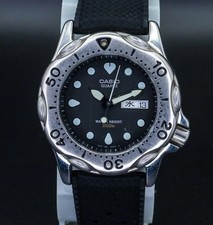 Casio RARE MDP-820 Vintage 1990s Day Date JDM Import 38mm Air Diver Watch