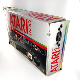 Atari 2600 Darth Vader Black Console 4-Switch w/ Controller, Adapter, Box Tested