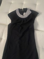 Milly Of New York Vintage dress Black Sexy Kn...