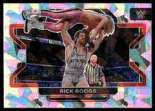 2022 Panini Prizm WWE Ice Prizm #10 Rick Boogs wrestling card