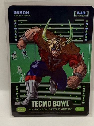 2026 Bo Jackson Battle Arena Tecmo Bowl Glow Bison \'Josh Allen\'