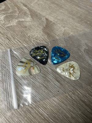 Rare Fender Custom Shop Picks Set Of 4 From One Of John 5 s Guitar Cases #2676