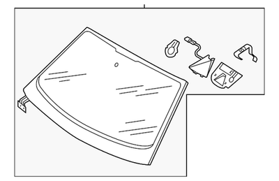 #ad Genuine Audi Windshield 4M8 845 099 AD NVB $1080.86
