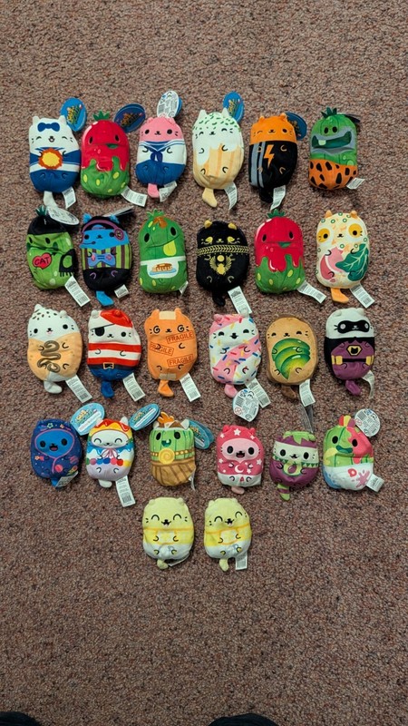 Cats vs Pickles Lot Of 26, 14 With Tags 4" & 3" Beanie Plush