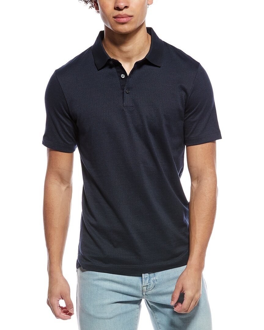 Theory Button Polo Shirt Mens Navy L 11590₽
