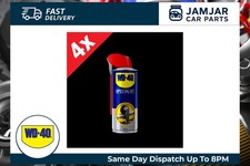 4x WD-40 44389 Specialist Silicone Lubricant Spray 400ml Versatile Smart Straw 9.37 per litre
