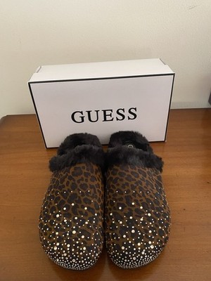 GUESS NIB Women s Gascona Embellished Slip-on Clogs. Size 11M
