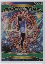 2024 Panini Prizm WNBA Fireworks Green Prizm Kamilla Cardoso #4 Rookie RC 1f74