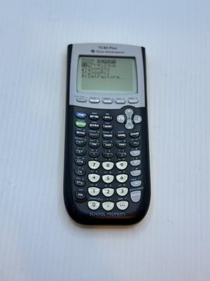 #ad #ad Texas Instruments TI 84 Plus Graphing Calculator Black Yellow Cover Need Replace $45.00