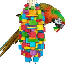 Extra Large Bird Toys - 21.6'' Heavy Duty Natural Parrot Toys for Chewing For...