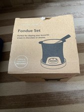 Kirkton House Fondue Set In Original Box with 2 Forks & Stand
