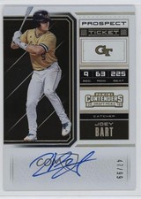 2018 Panini Contenders Draft Picks RPS Prospect Ticket /99 Joey Bart #7 Auto 3c2