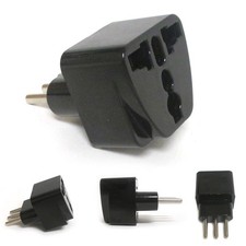 Universal to Italian Travel Power Plug Adapter Adaptor Power Convert 3 Pin Type