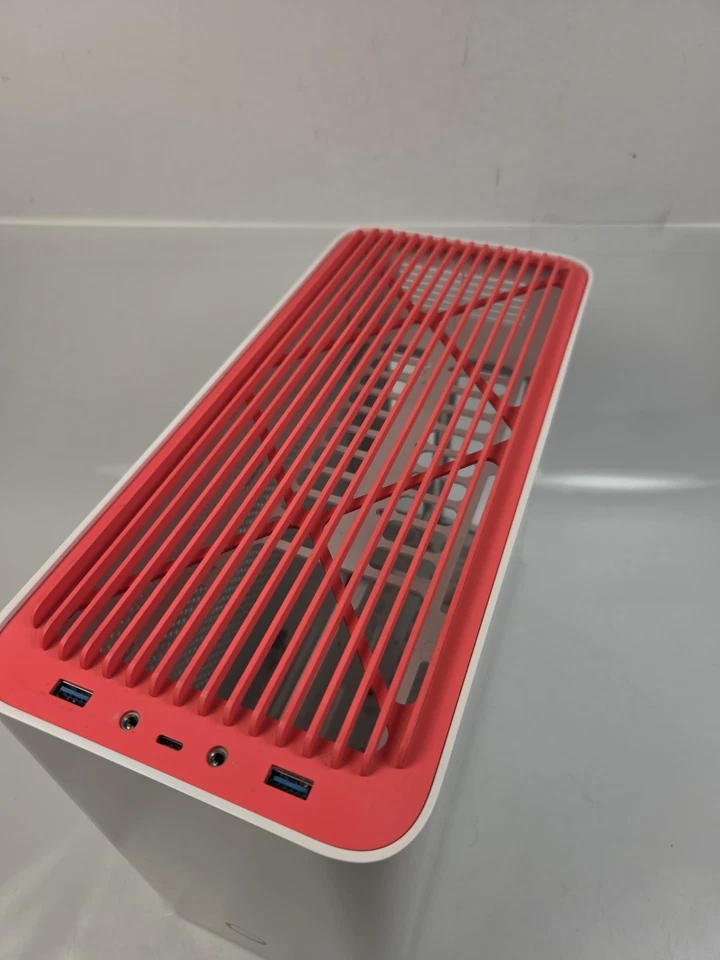 IQUNIX ZX-1 AIO Compatible ITX SFF PC Case W/ All Original Hardware Coral - Image 3 of 4