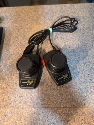 Atari 2600 CX-30 Original Paddles Jitter-Free Clean Tested OEM