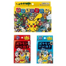 Pokemon Japanese Center Playing Cards Taruka Babanuki Old Maid Set 3 Boxes