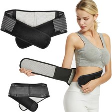 Adjustable Lower Back Brace Lumbar Support Waist Belt For Men Women Pain Relief