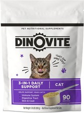 Cat Multivitamin Supplement with Probiotics, Omega 3  Skin  Coat Support